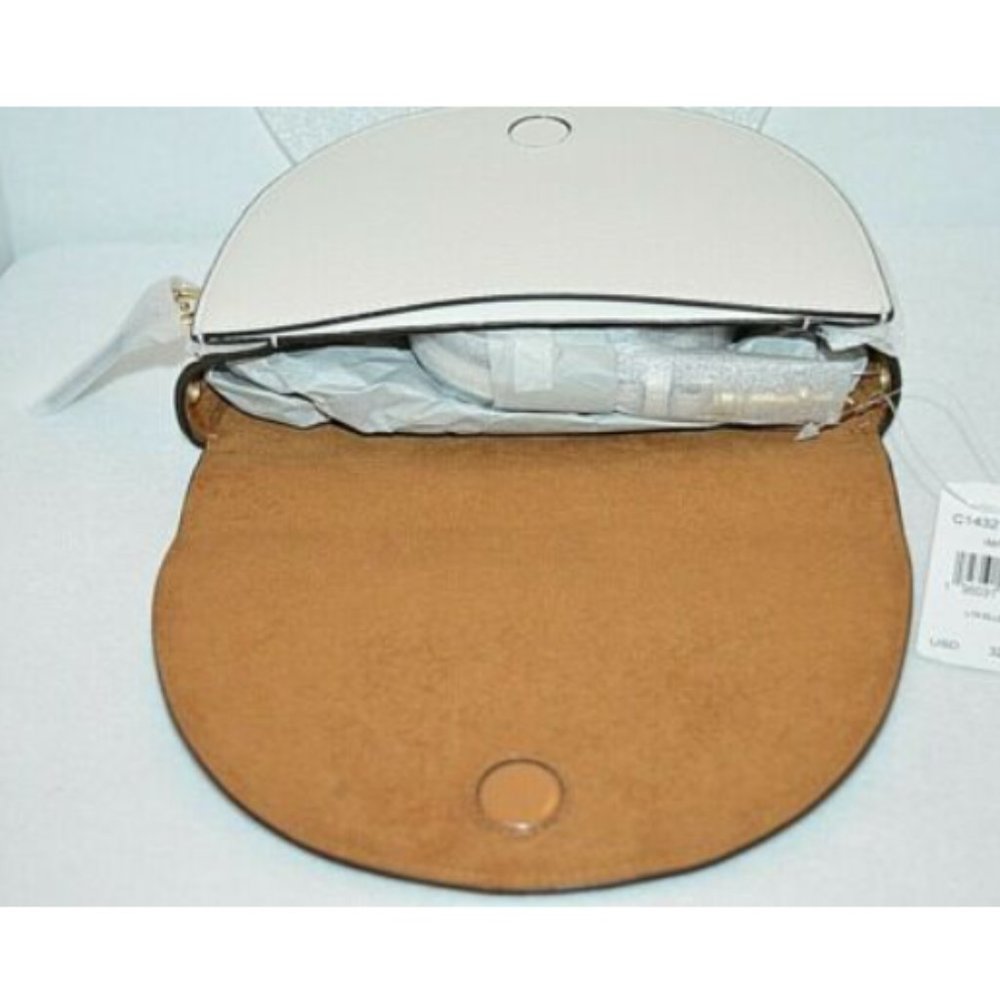 New Coach Ellen Crossbody Handbag Leather  White - Picture 8 of 9